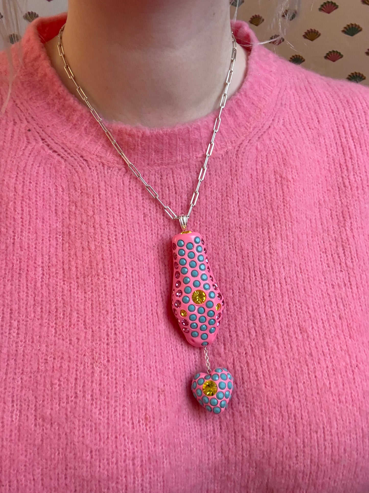 Victoriana Bubble Gum Snake Pendant