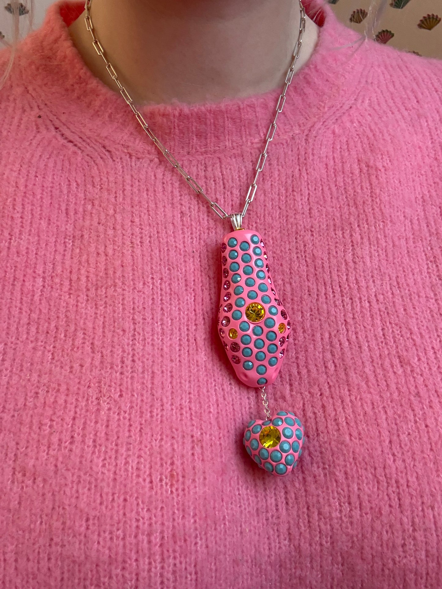 Victoriana Bubble Gum Snake Pendant