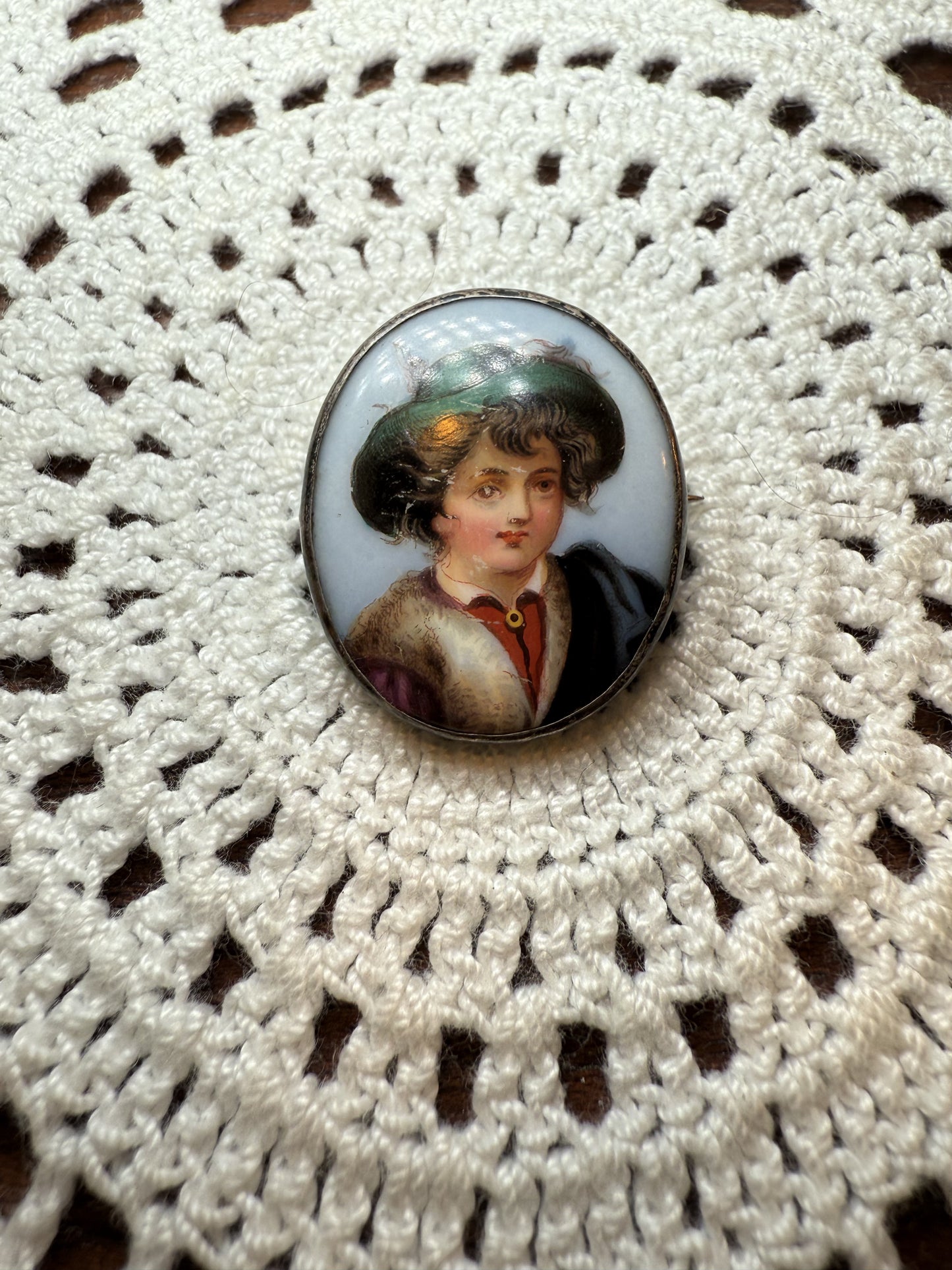 Antique Victorian Little Lad Pin