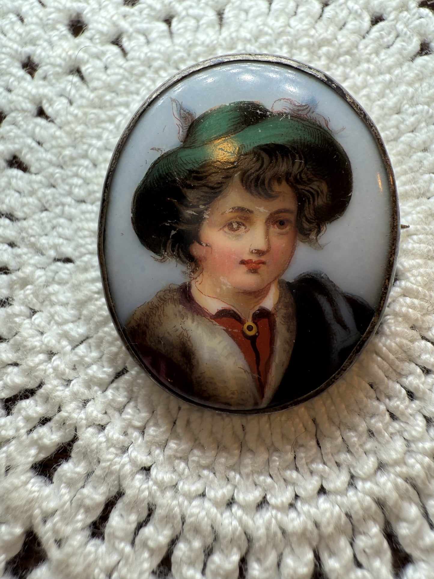 Antique Victorian Little Lad Pin