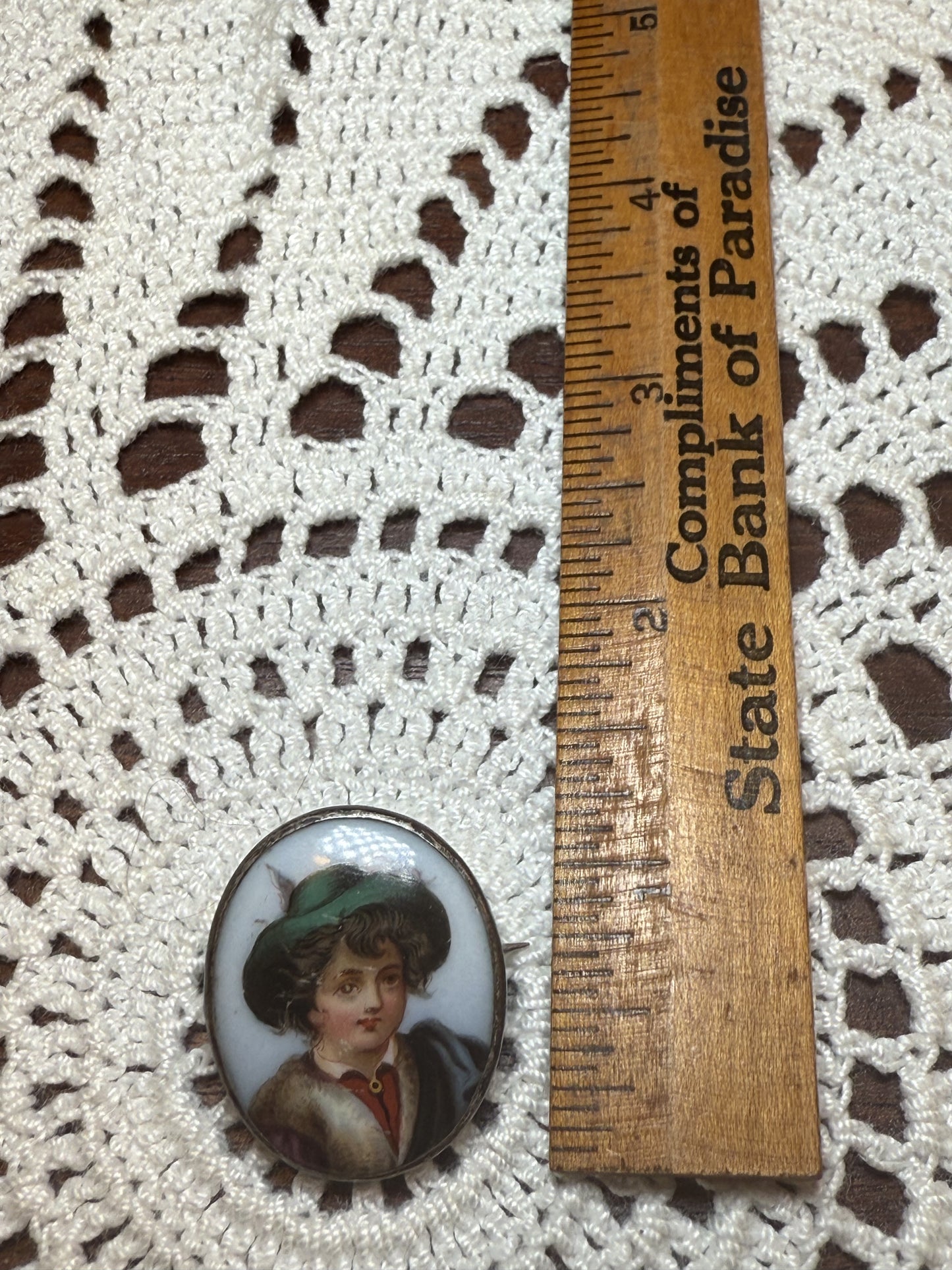 Antique Victorian Little Lad Pin