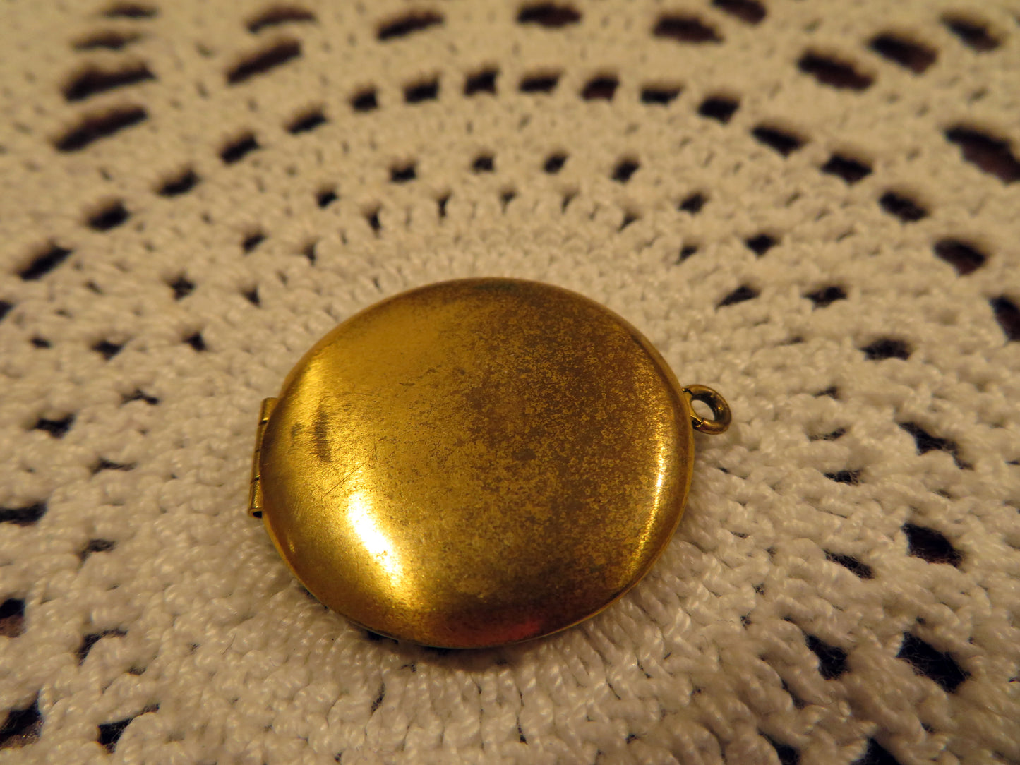 Antique Gold Flower Locket