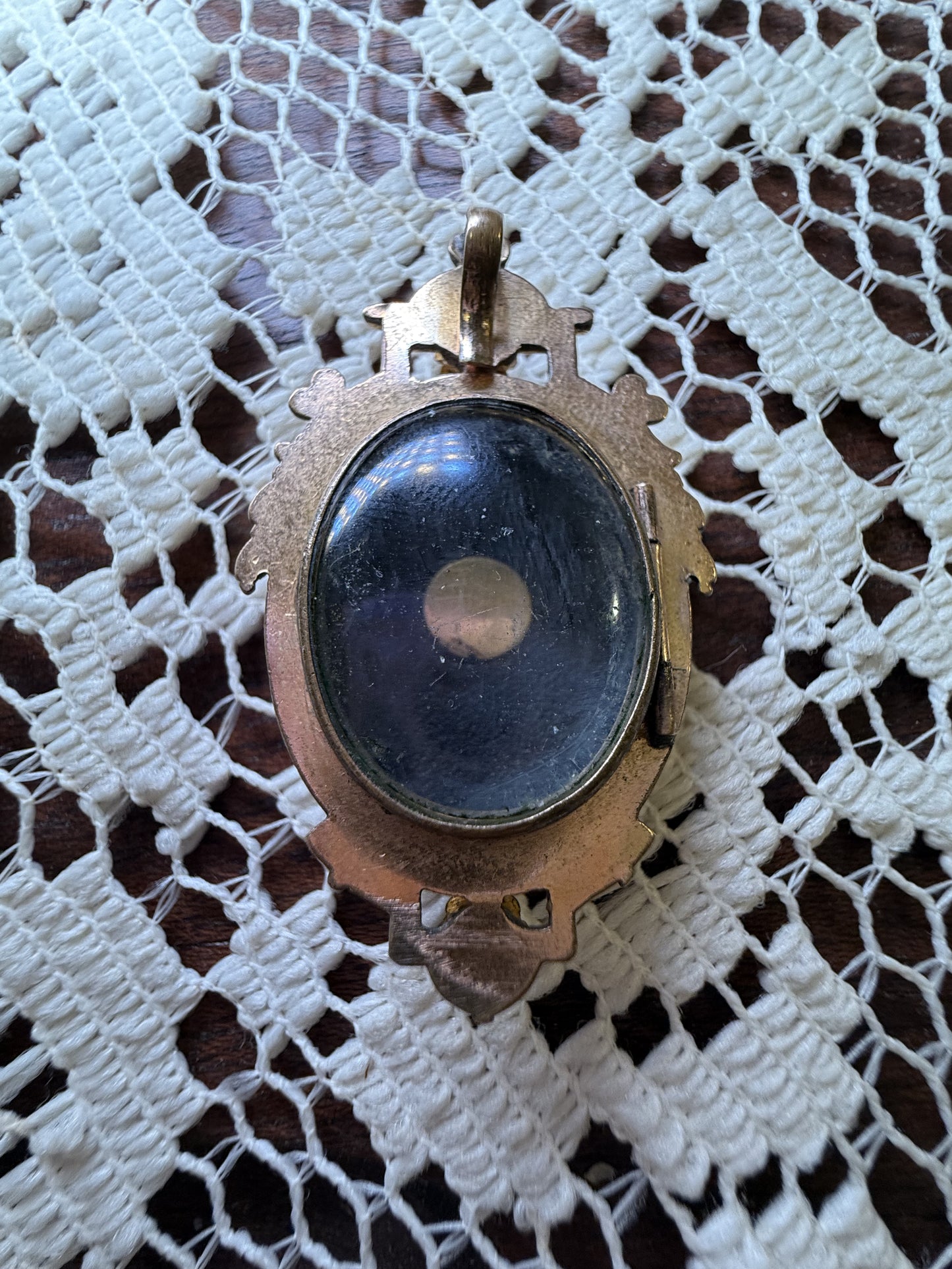 Antique Napoleon III Onyx Locket