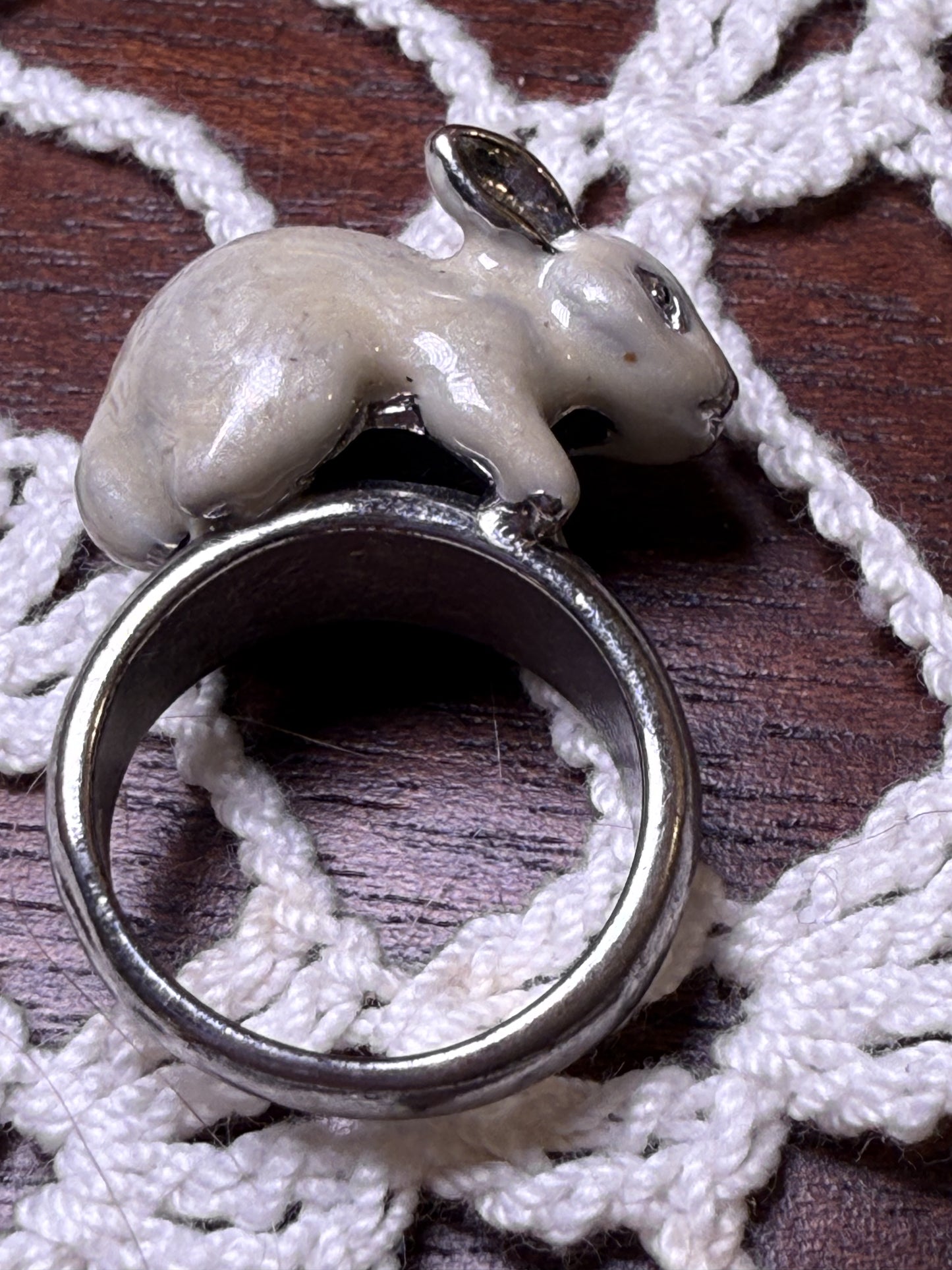 Vintage Bunny Ring