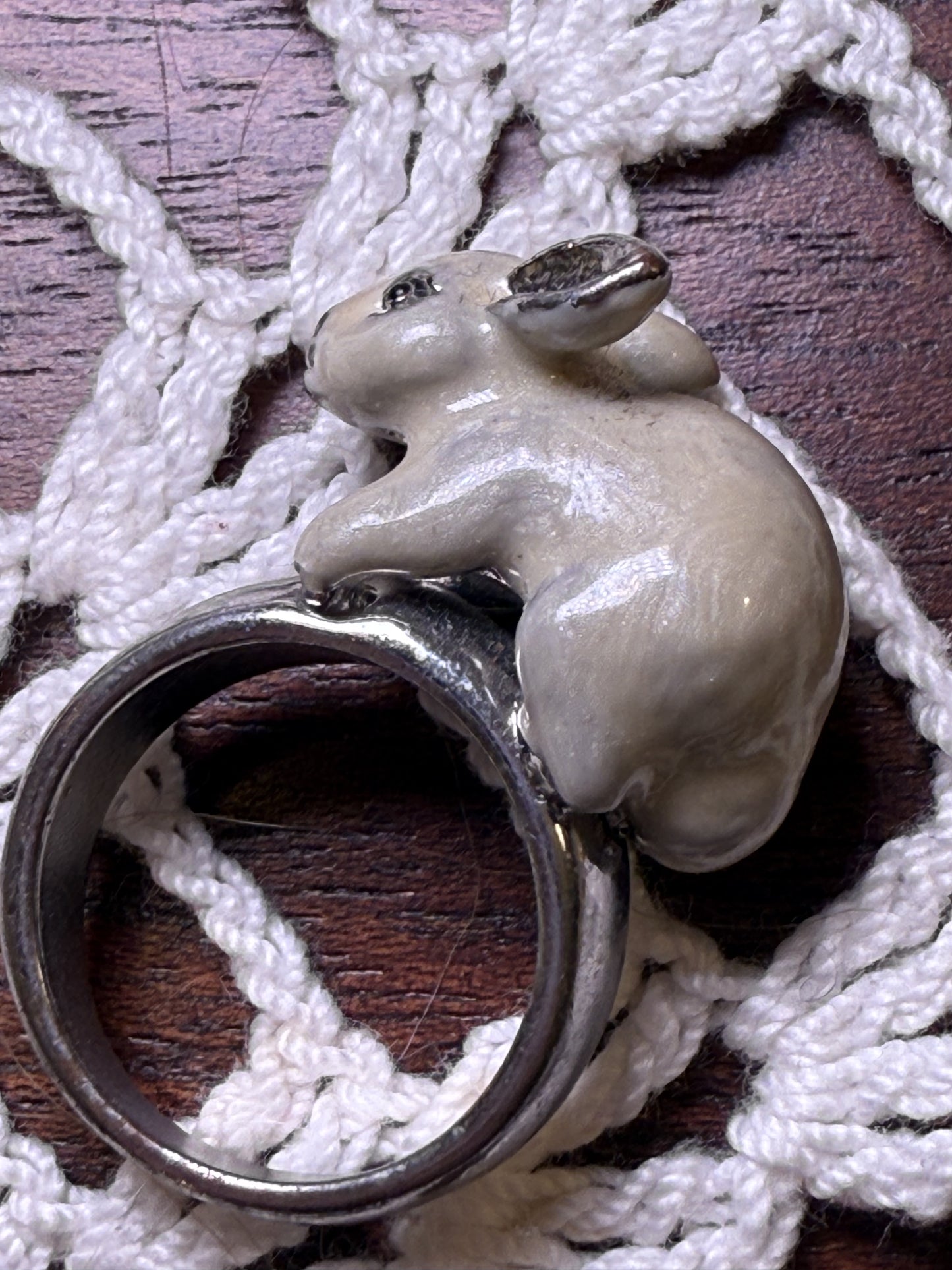 Vintage Bunny Ring