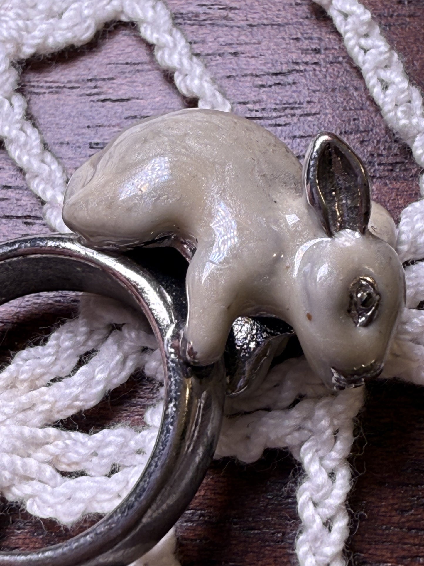 Vintage Bunny Ring