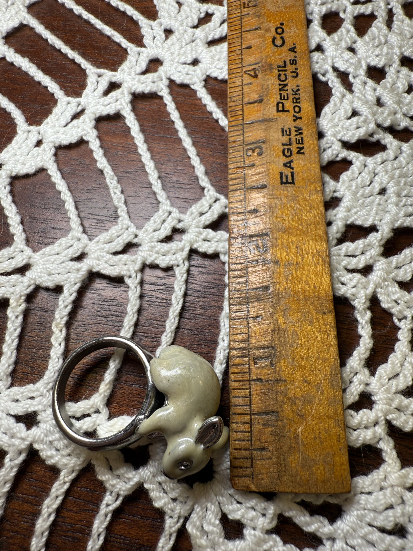 Vintage Bunny Ring