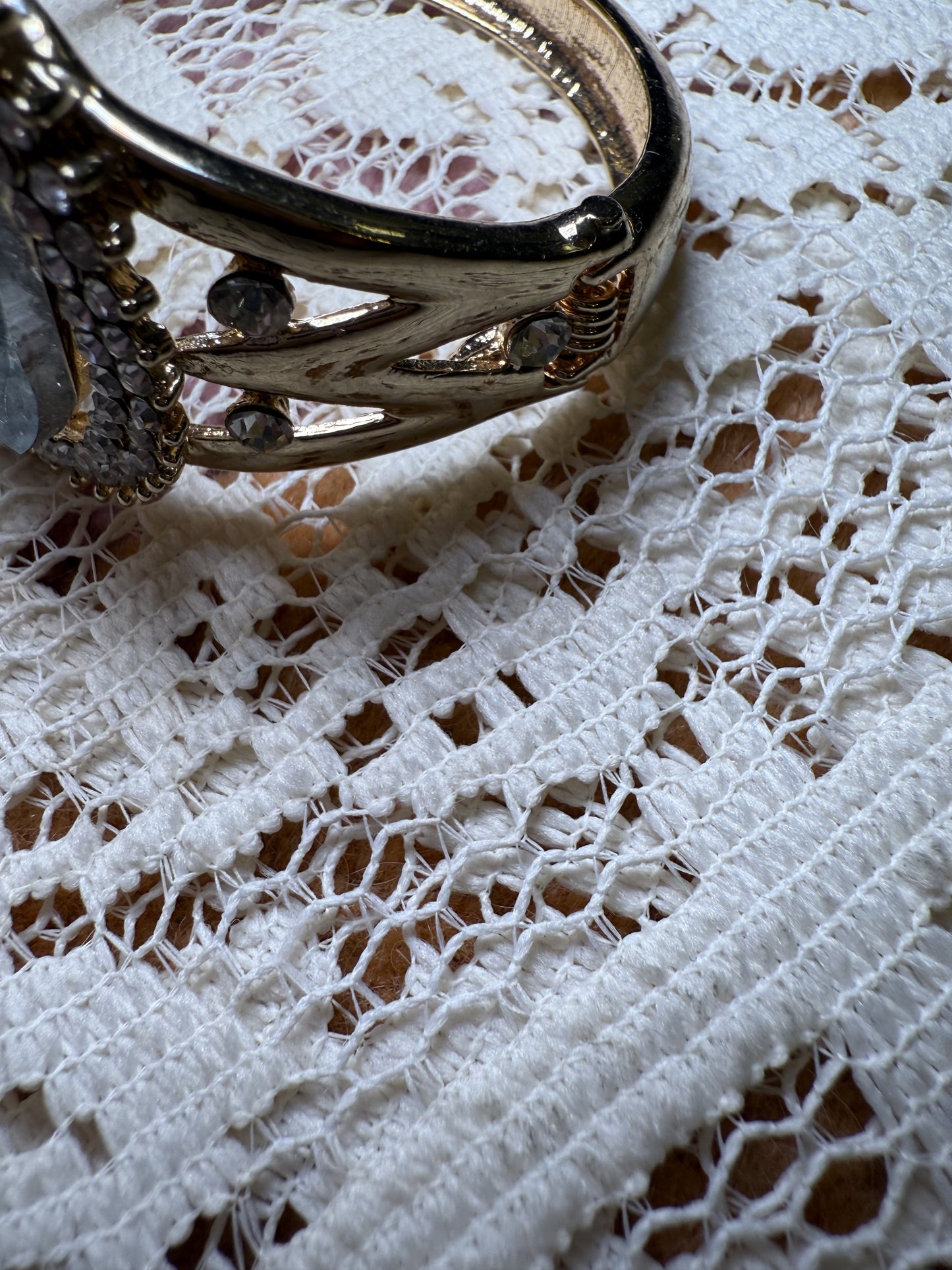 Vintage Majestic Crystal Cocktail Bracelet