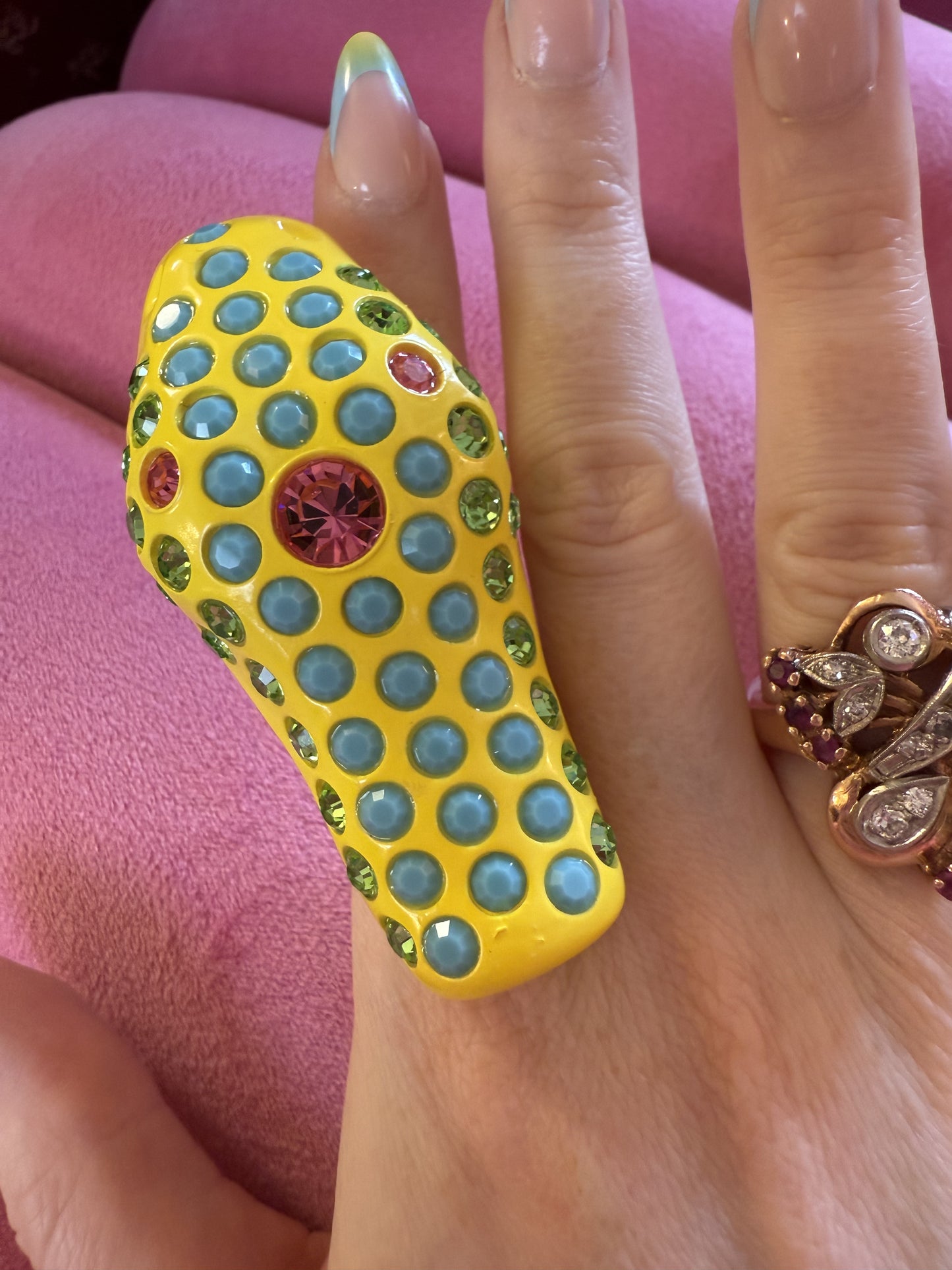 Victoriana Banana Snake Ring