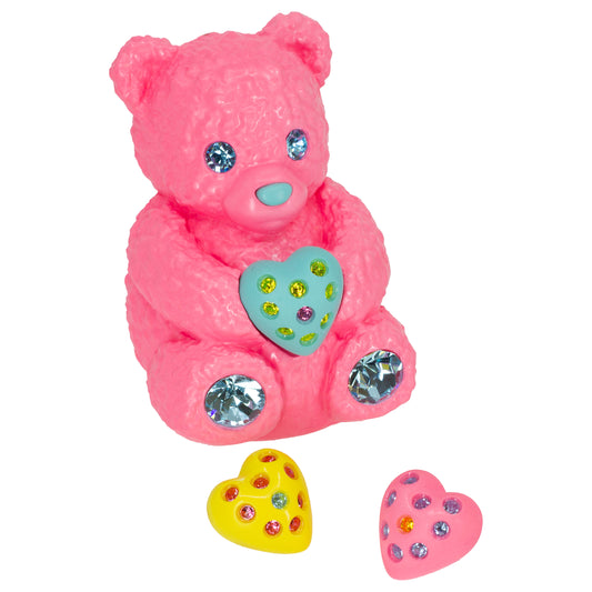 Bubble Gummy Bear Heart Charm Mood Ring