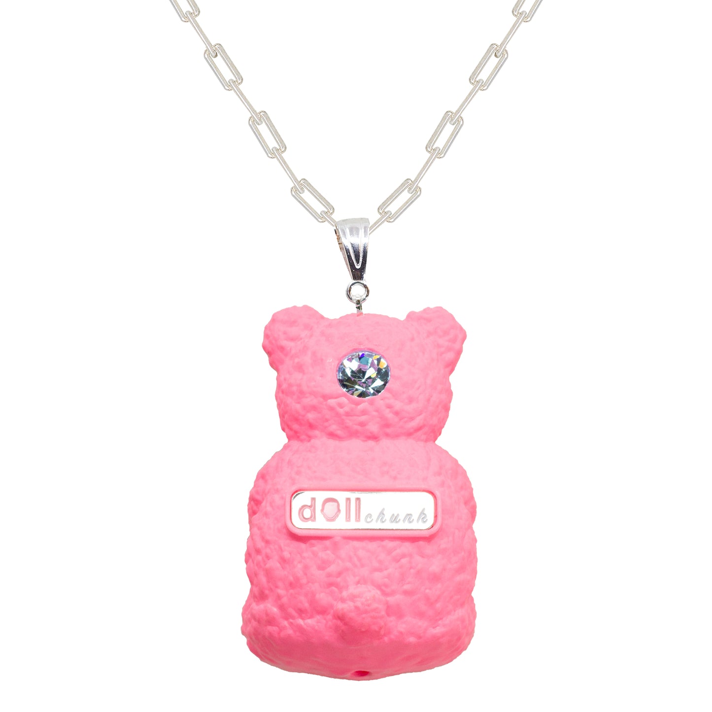 Bubble Gummy Bear Heart Charm Mood Pendant