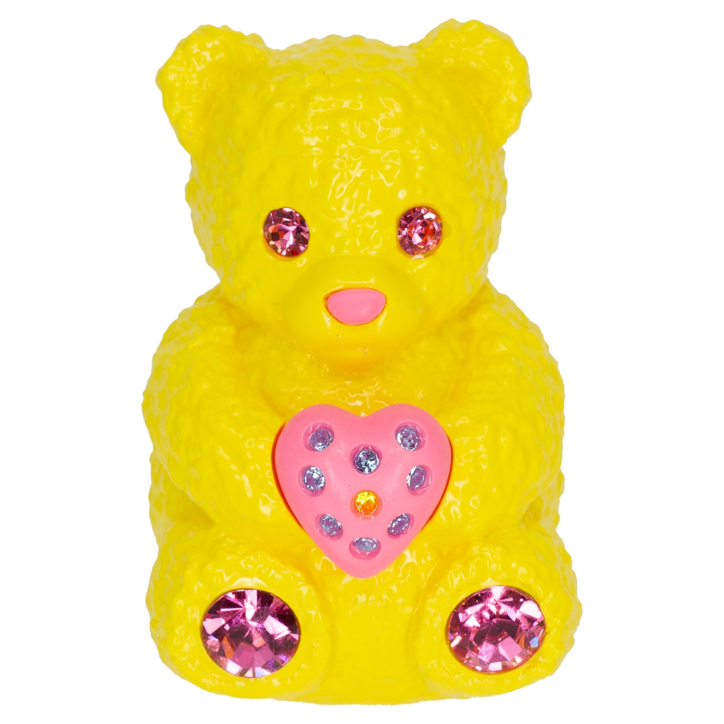 Butter Bear Heart Charm Mood Pendant