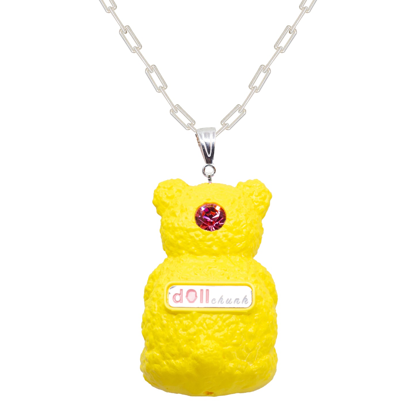 Butter Bear Heart Charm Mood Pendant