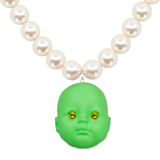 Toxic Baby Doll Pearl Necklace