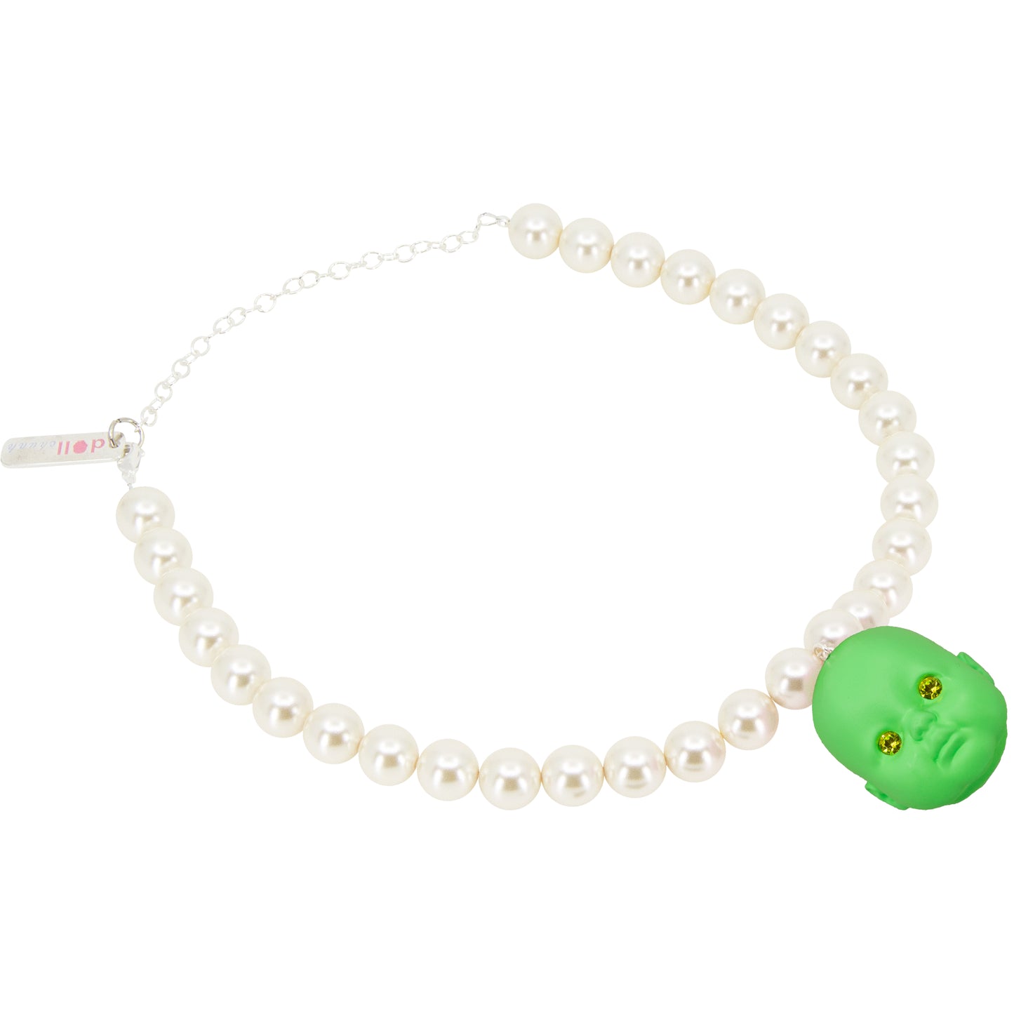 Toxic Baby Doll Pearl Necklace