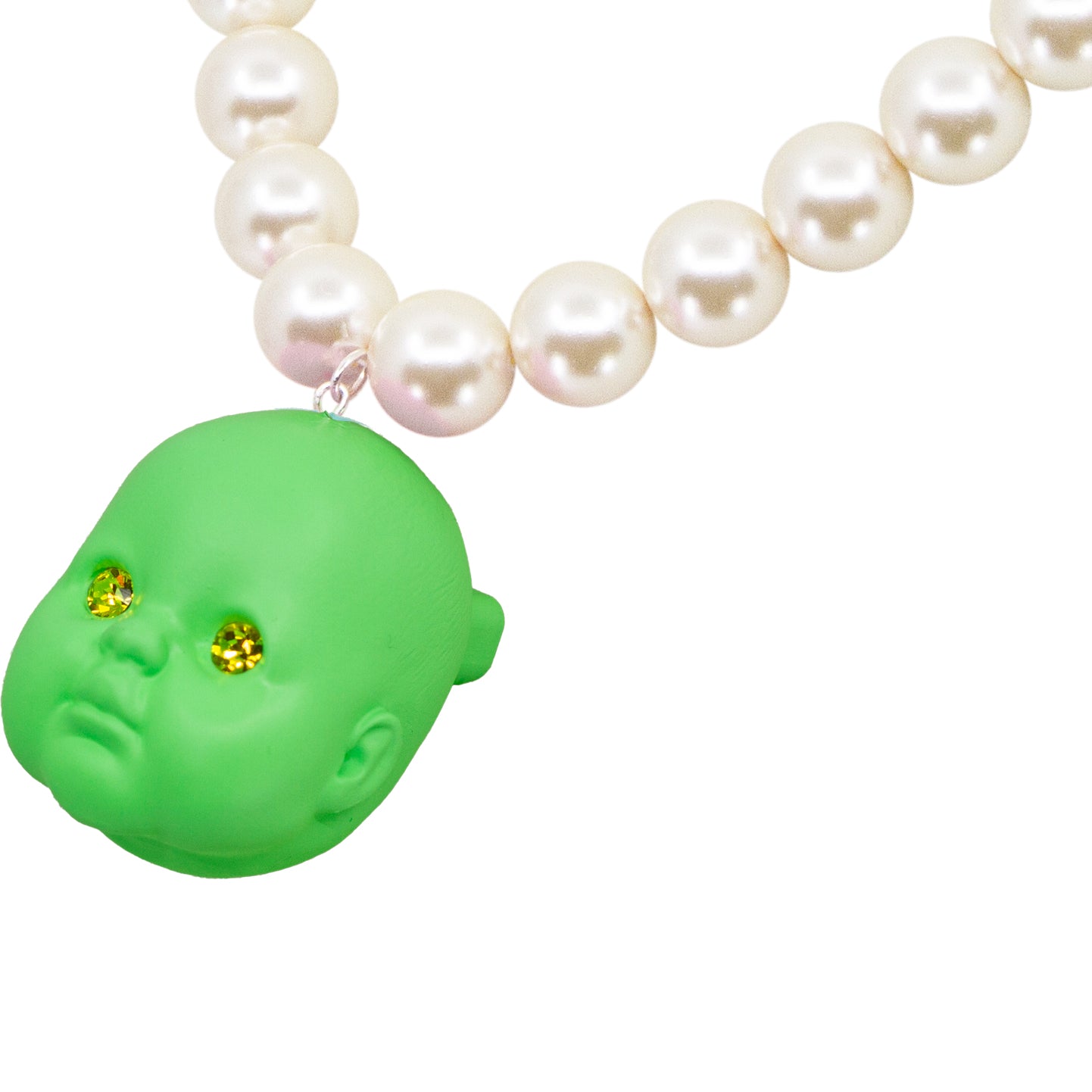 Toxic Baby Doll Pearl Necklace