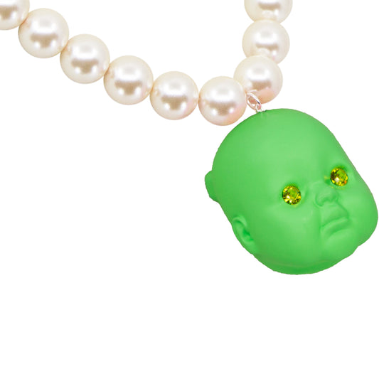 Toxic Baby Doll Pearl Necklace