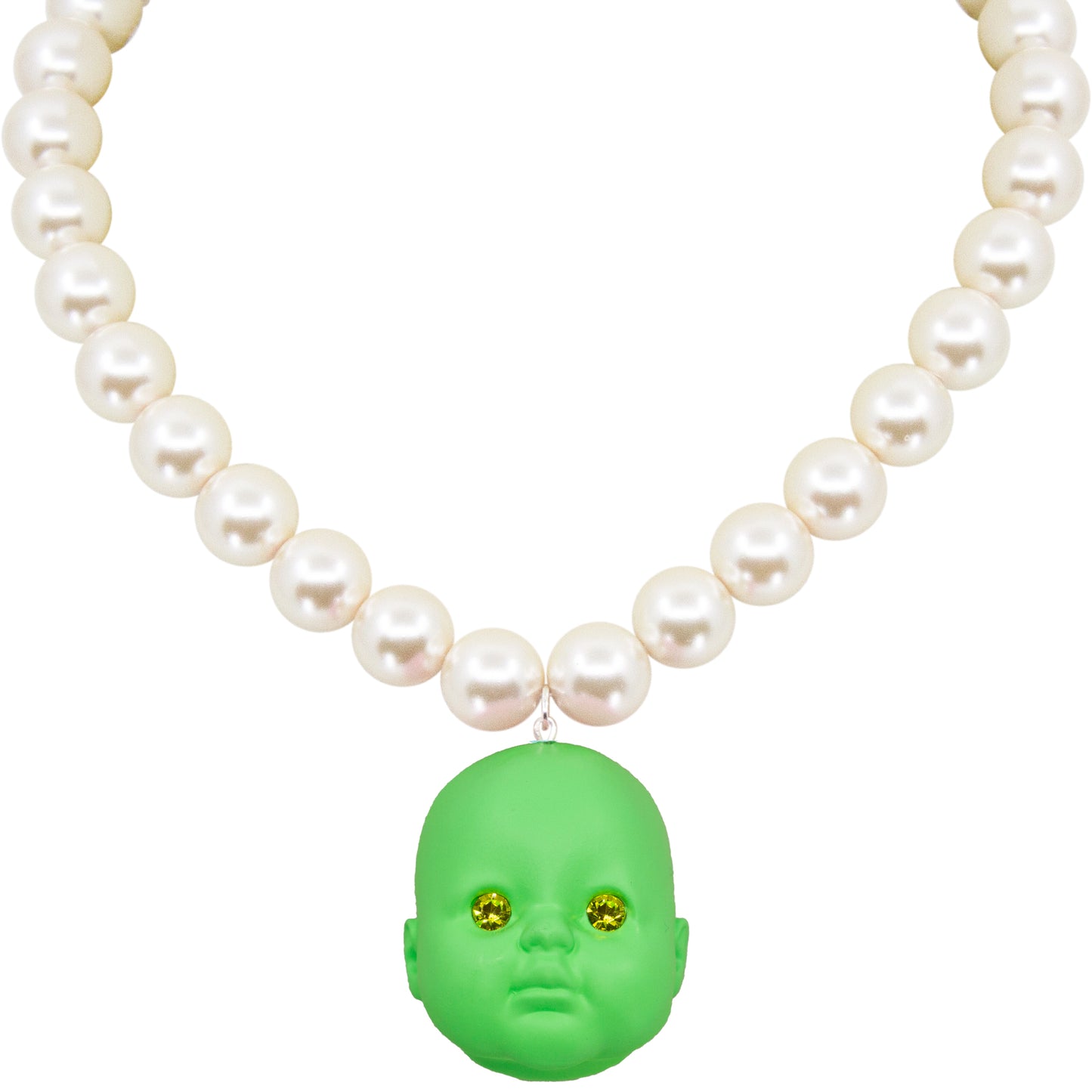 Toxic Baby Doll Pearl Necklace